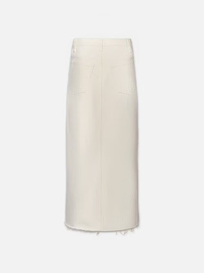 THE MIDAXI SKIRT ANGLED SEAM